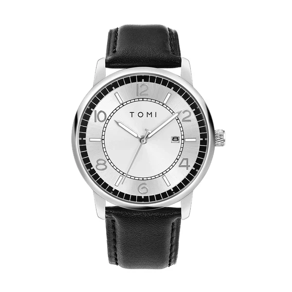 TOMI Classic Analogue Quartz Watch with Date Display - Image 3
