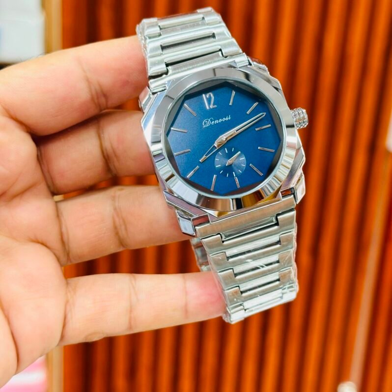 Luxury Men’s Stainless Steel Watch – Green Dial