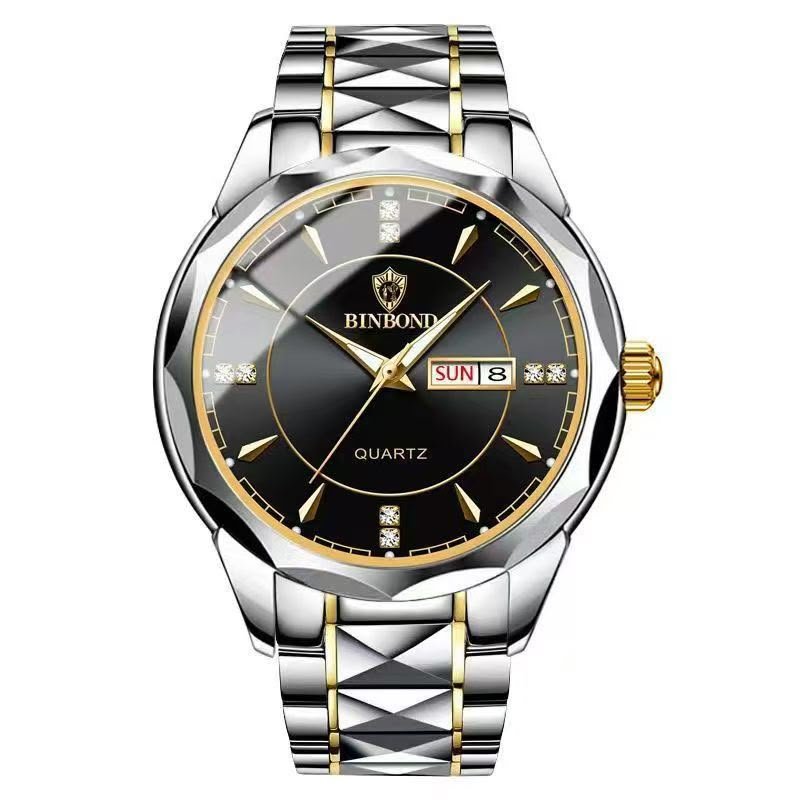 Men's Luxury Blue Dial Stainless Steel Quartz Watch - Image 10